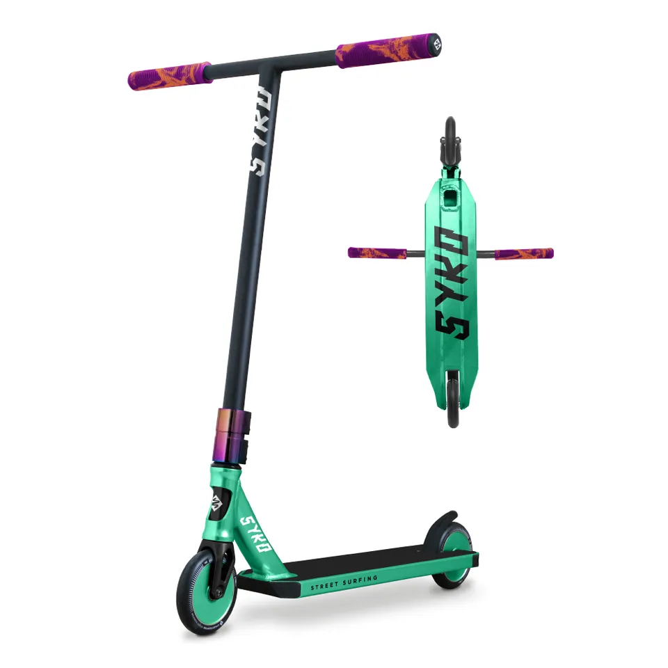 Street Surfing Syko Green Pepper monopattino freestyle verde SCS