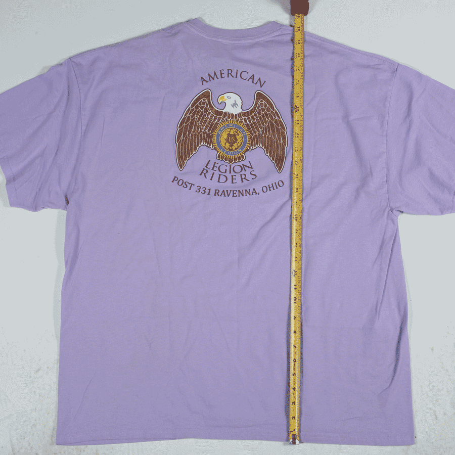 American Legion Ohio t-shirt vintage lavanda XXL cotone