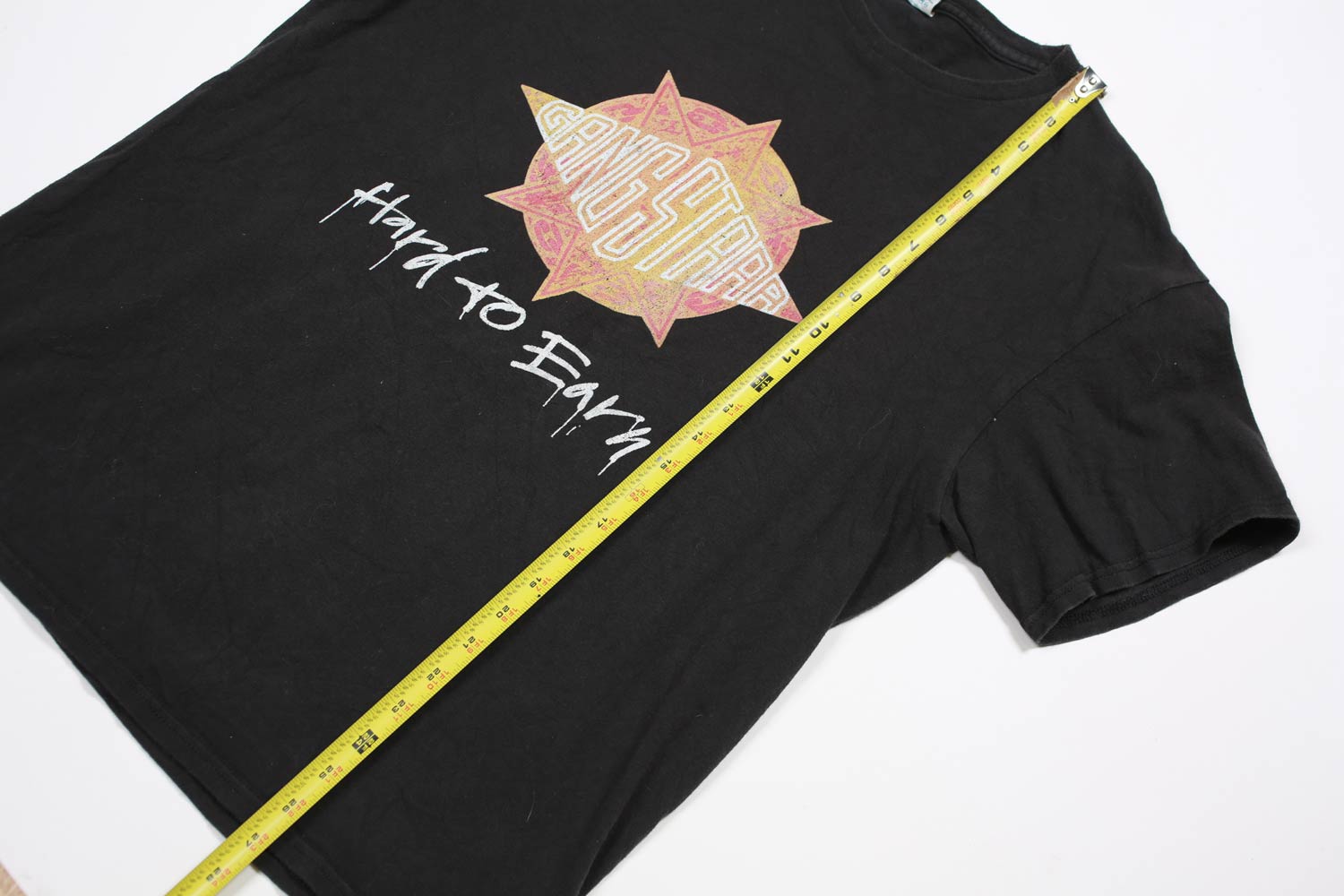 Gang Starr Hard to Earn maglietta vintage L nera cotone