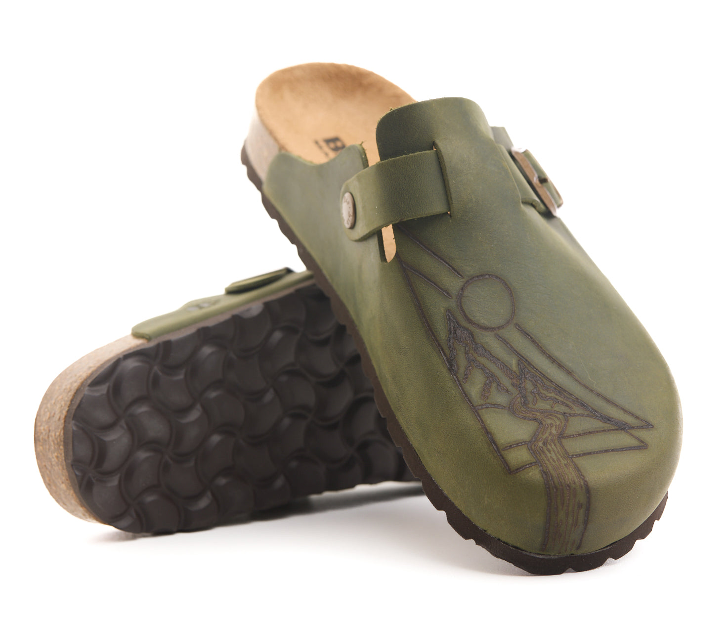 AC Longboards 1900 Cipresso Lupo sabot pelle nabuk