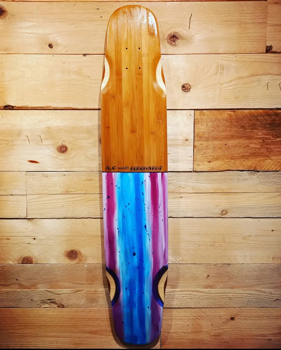 AC Longboards Rainbow longboard bamboo dancing 46"