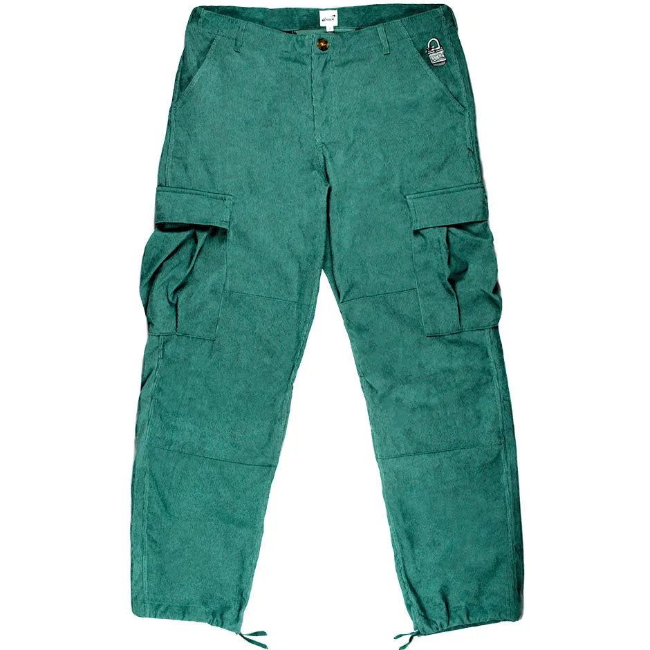 Snack Skateboarding Unlock pantalone cargo salvia velluto