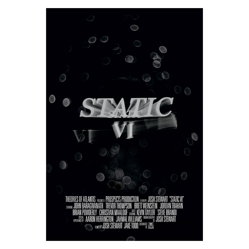 Theories Static VI poster serigrafato 24x30 carta pesante
