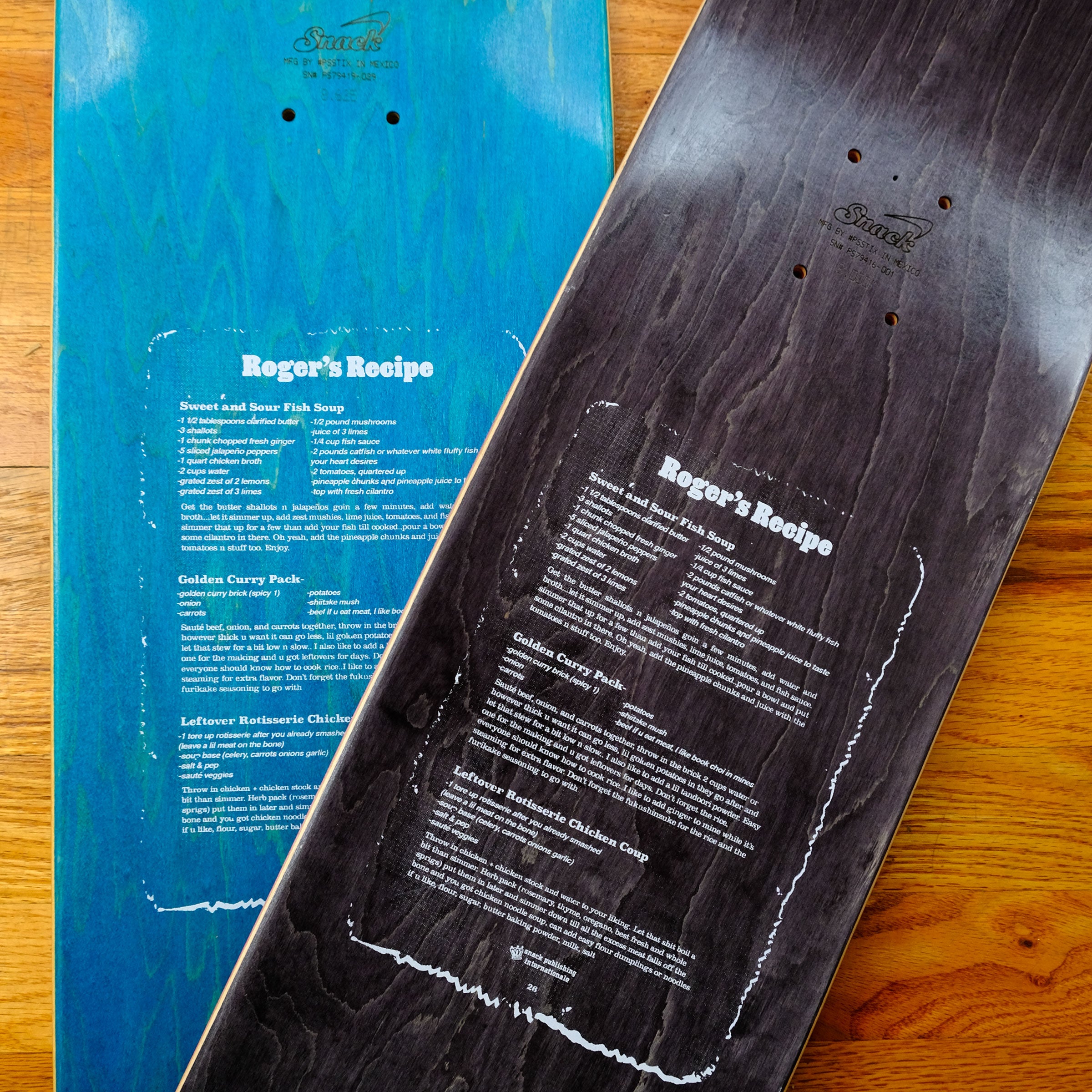 Snack Krebs Recipe tavola skate rilievo 8.0-8.6