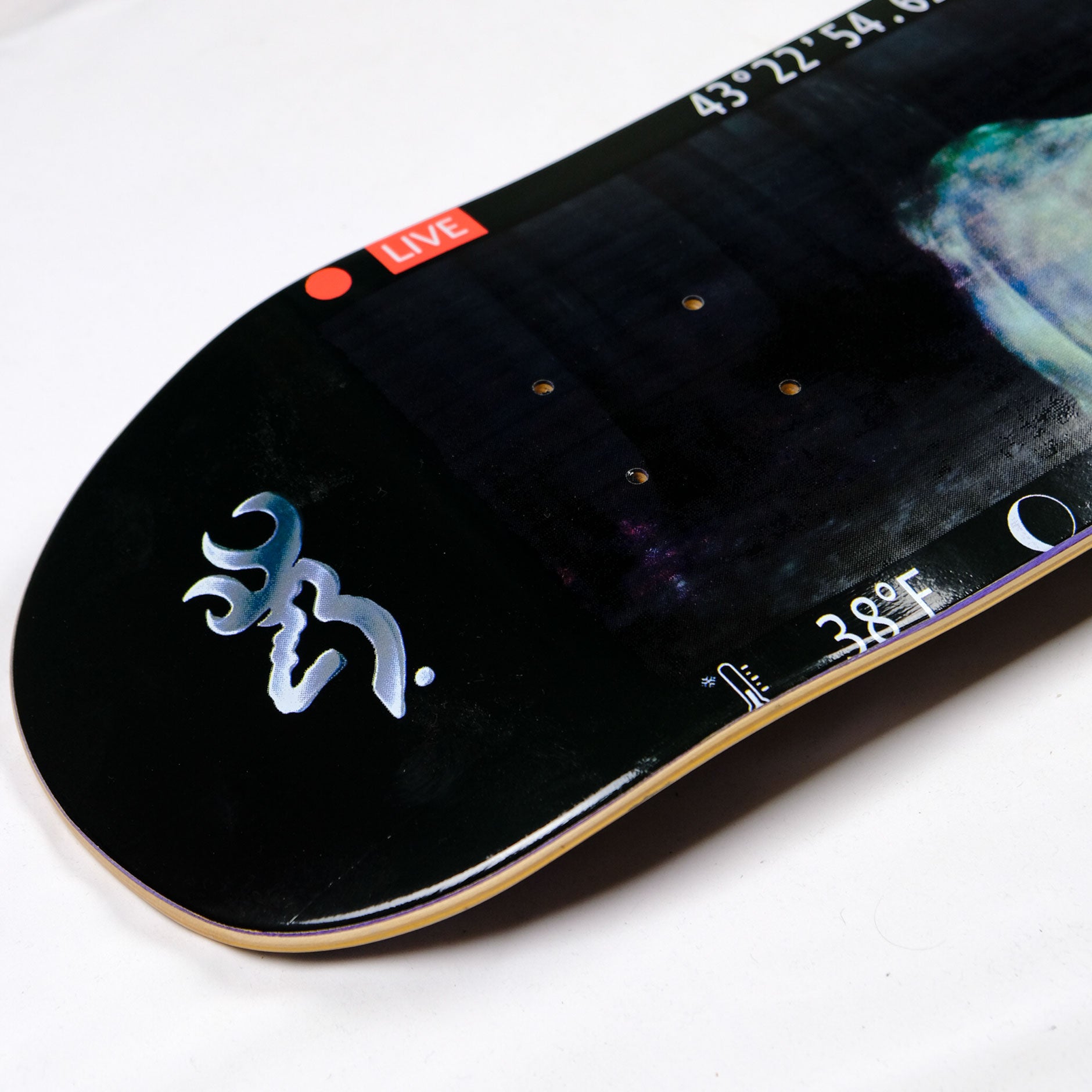 Snack May Trailcam tavola skateboard fosforescente