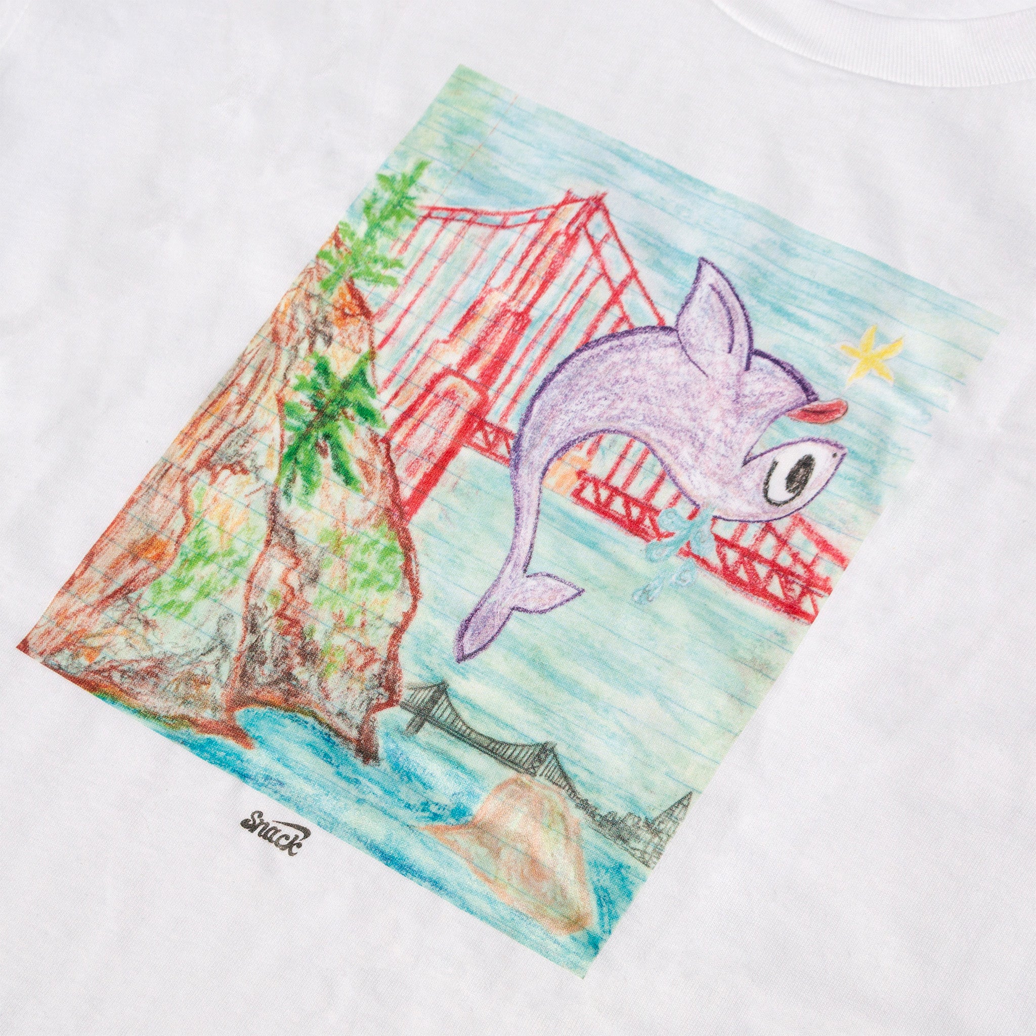 Snack Kirby Cove t-shirt cotone bianca