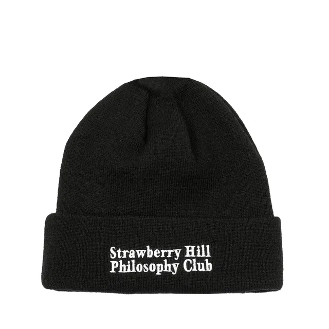 Snack Strawberry Hill berretto nero ricamo