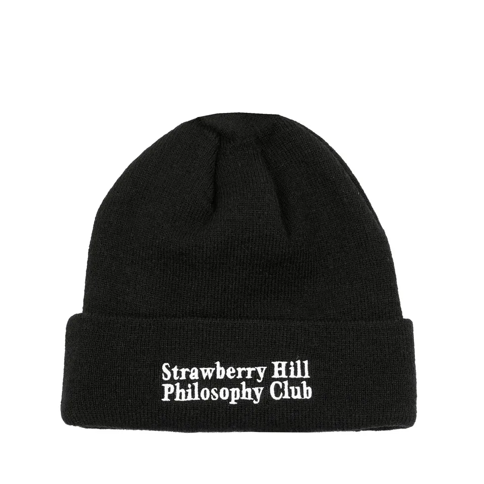 Snack Strawberry Hill berretto nero ricamo