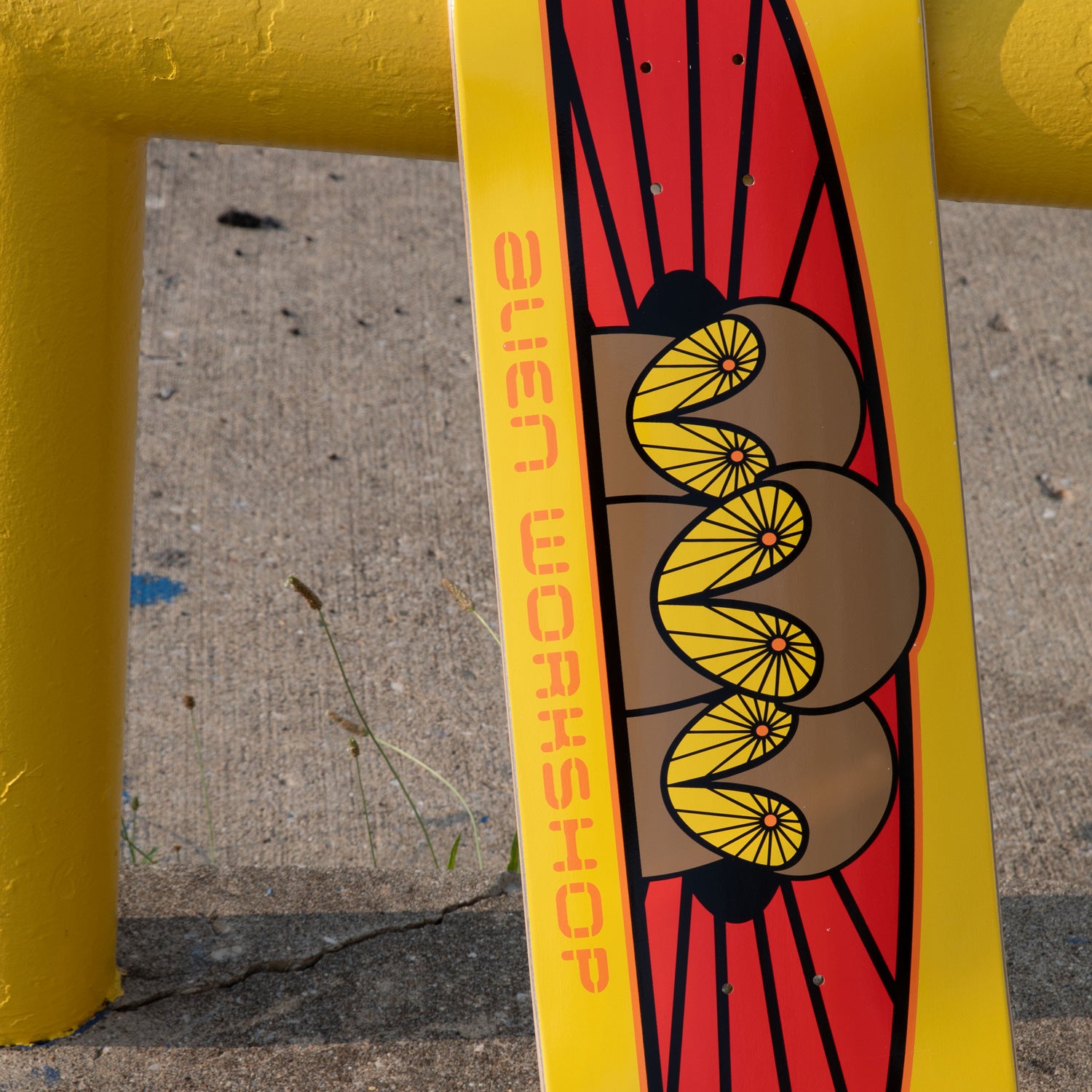 Alien Workshop Owliad Tavola Skateboard 8.50" Gialla Acero