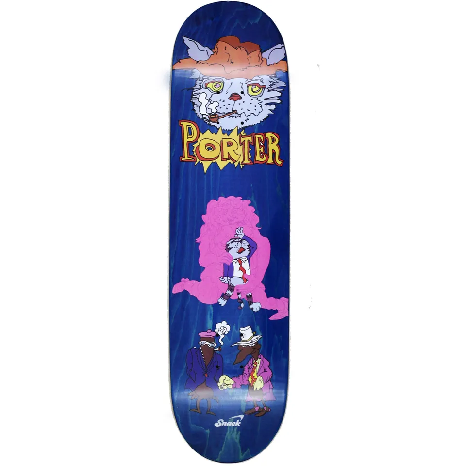 Snack Porter 9 Lives tavola skate 8.5 acero