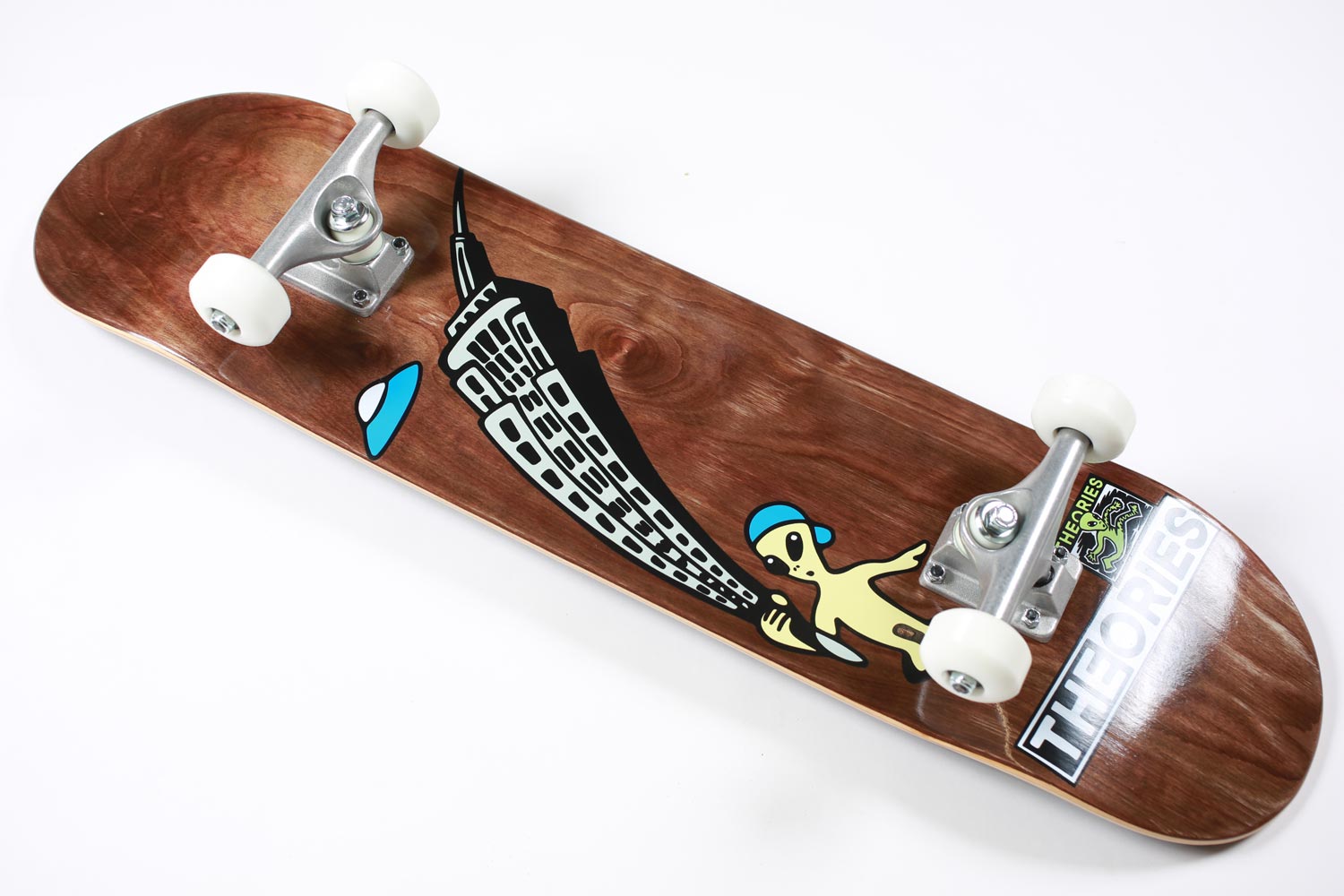 Theories Rave Kid 8.25 skateboard completo montato