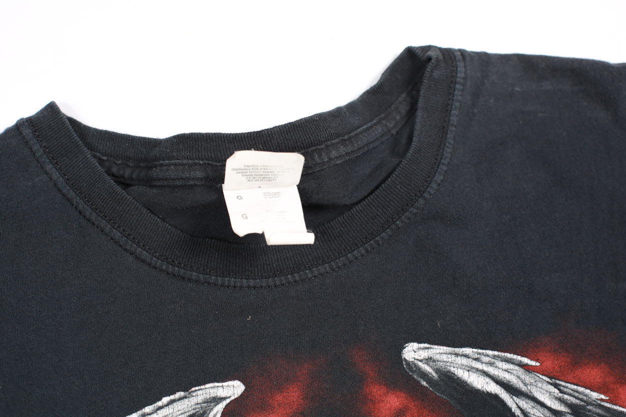 Grim Reaper Hell Hounds maglietta nera L vintage