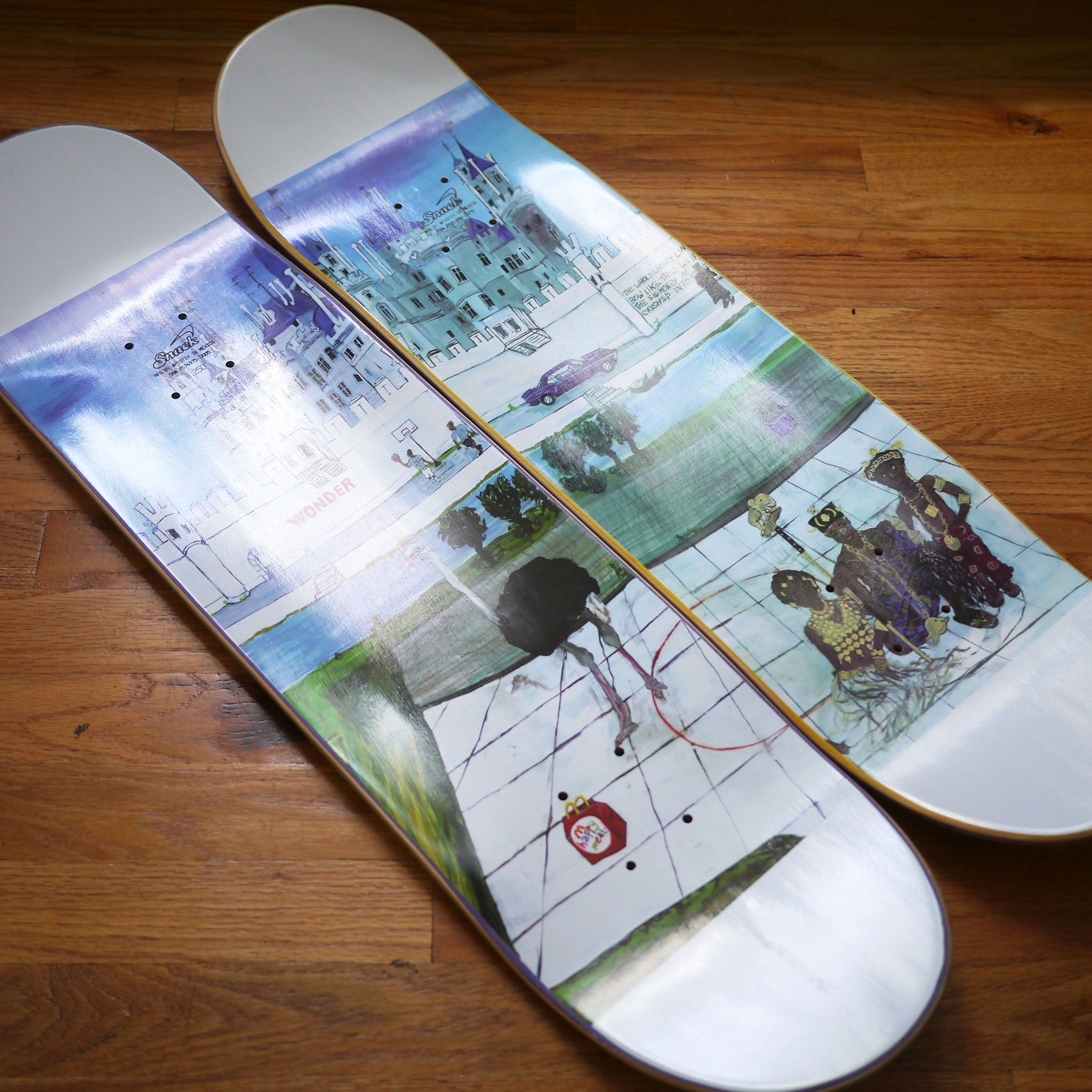 Snack We Were Here tavole skate 8.0"+8.1" pack 2 pezzi