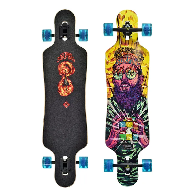 Street Surfing Curve Drop Through longboard Holy Cube 39"