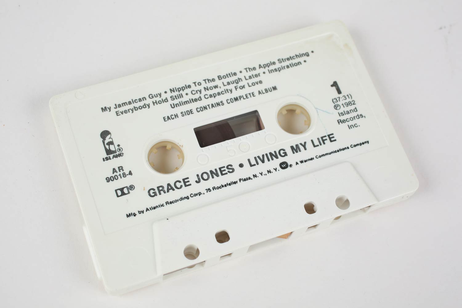 Grace Jones Living My Life musicassetta vintage 1982