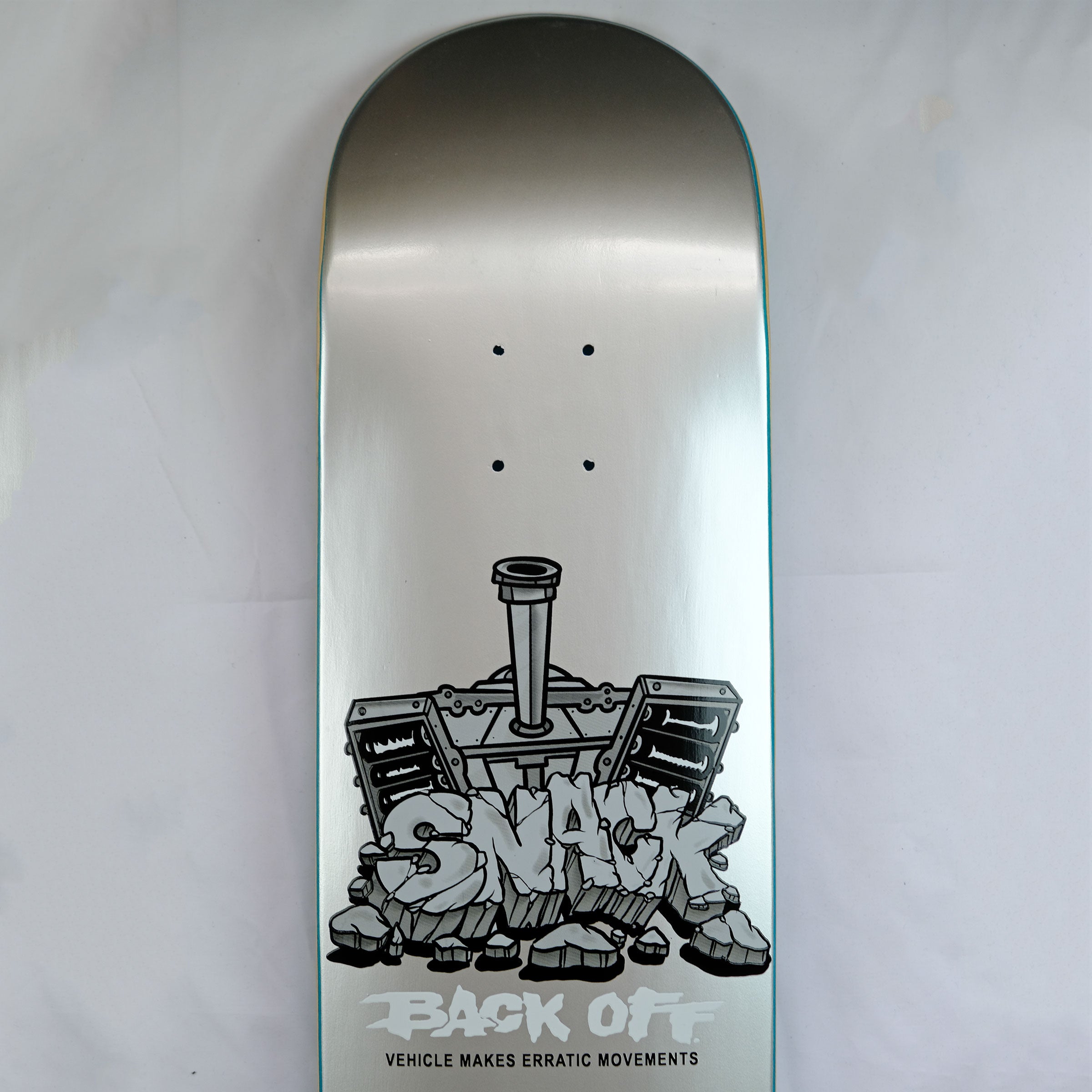 Snack Back Off tavola skate 8.25 argento