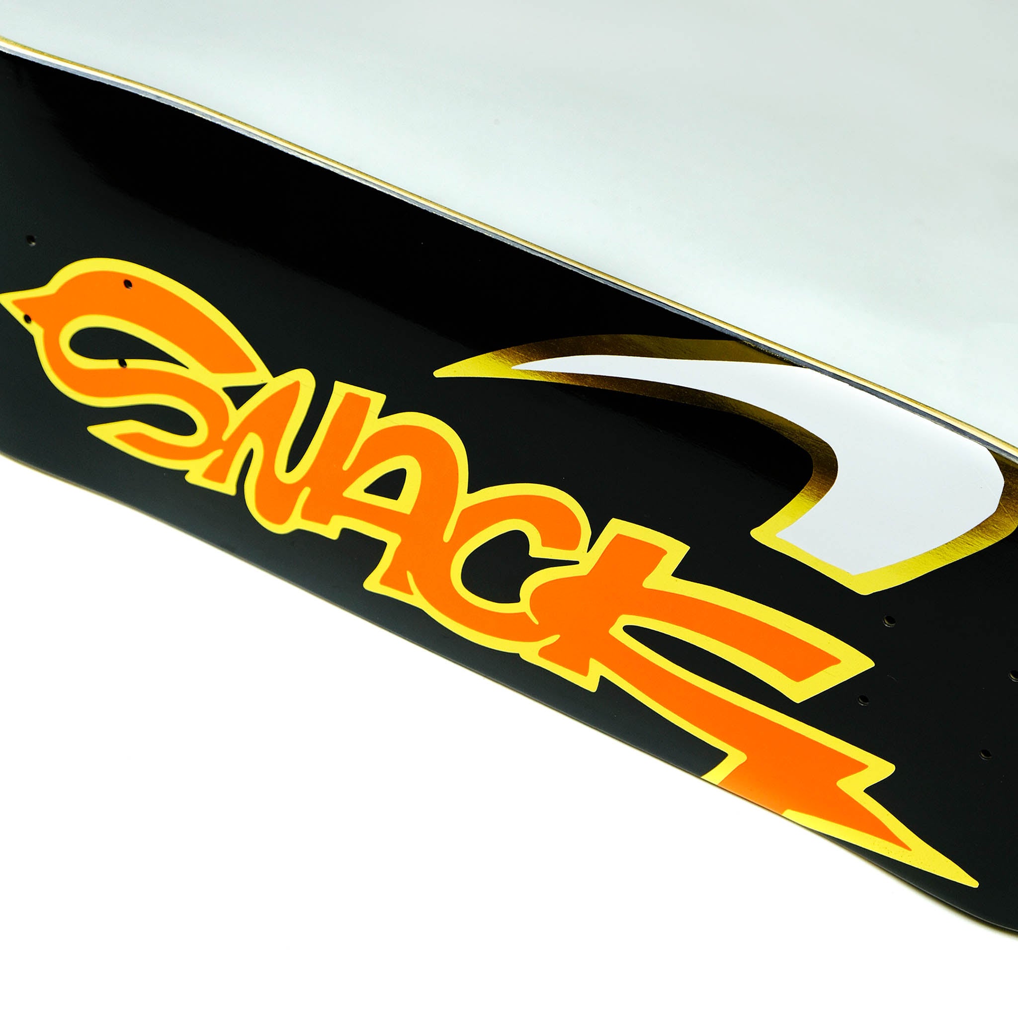 Snack Stroke tavola skateboard 8.5 nera acero