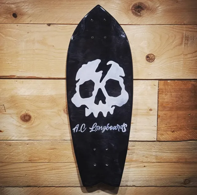 A.C Skull longboard cruiser betulla 23,6"