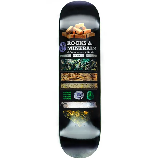 Snack May Rocks and Minerals tavola skate 8.25 acero