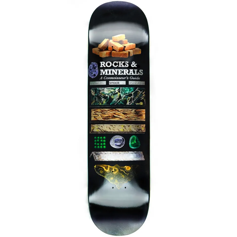 Snack May Rocks and Minerals tavola skate 8.25 acero