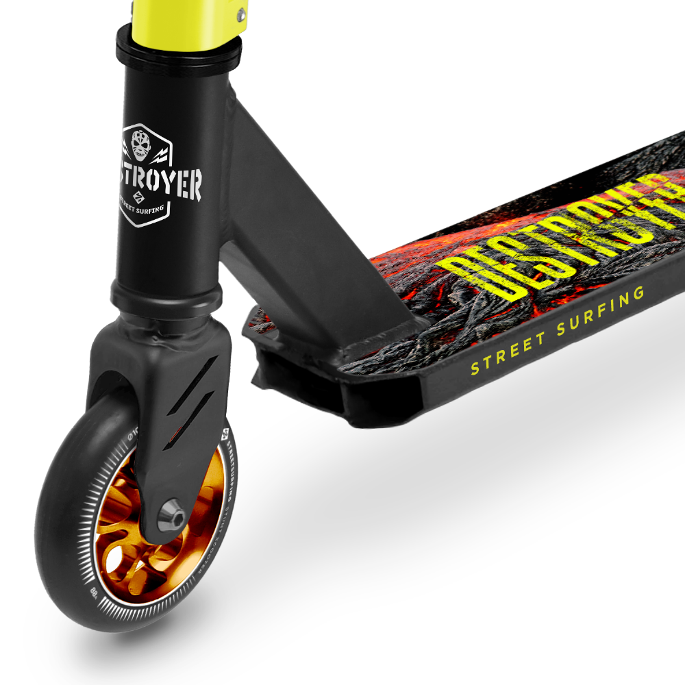 Street Surfing Destroyer Magma monopattino stunt 100 mm
