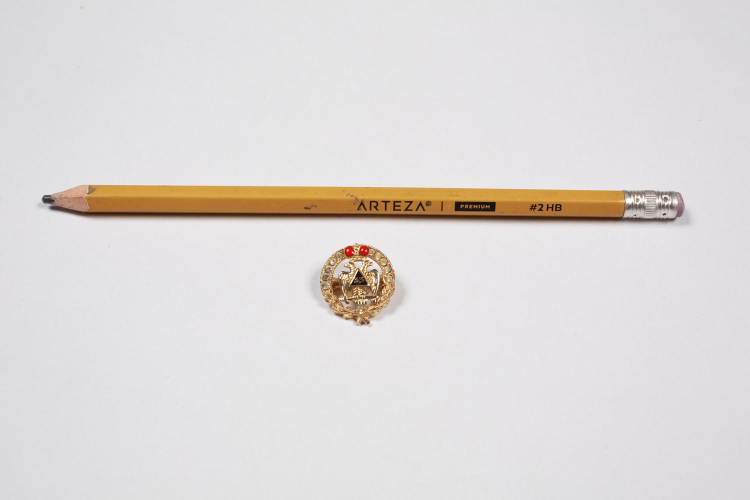 Masonic 33rd Degree spilla vintage 2 cm smalto da collezione