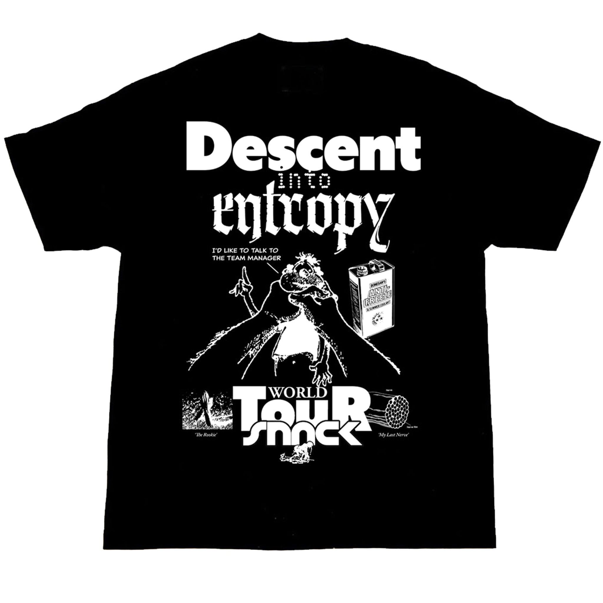 Snack Team Manager t-shirt nera M cotone