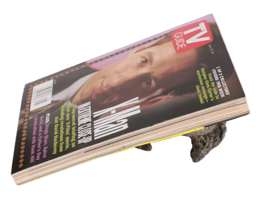 X-Files TV Guide rivista vintage 1998 Duchovny