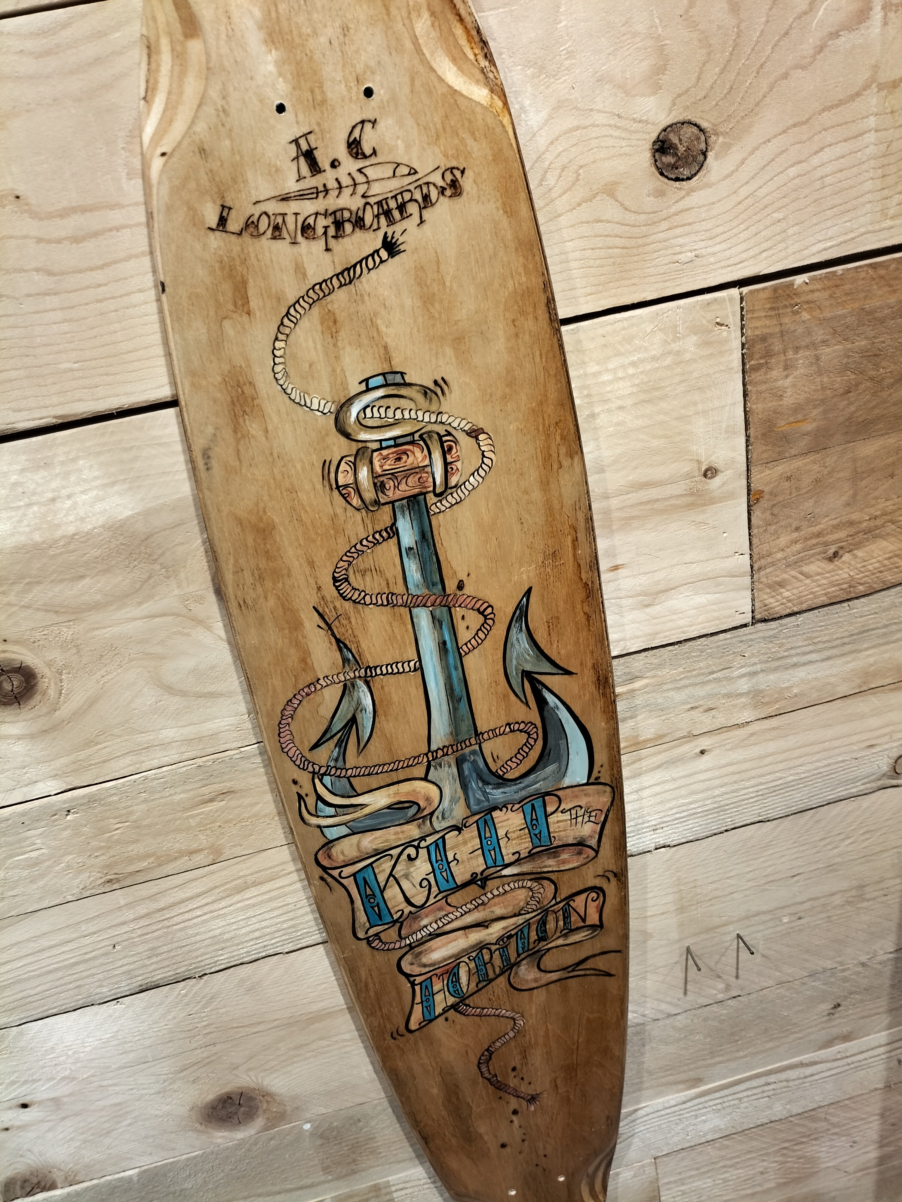AC Longboards Keep the Horizon Pintail 43,3" Betulla
