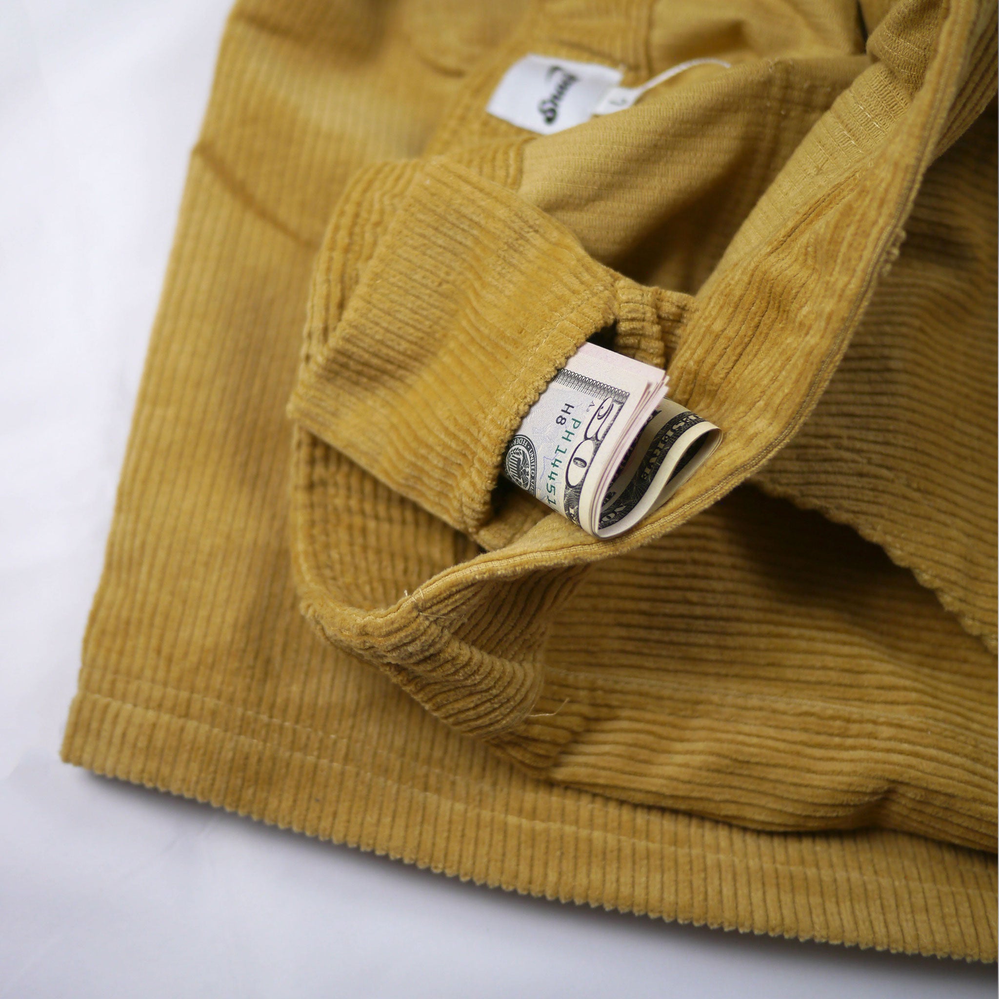 Snack Bite shorts velluto curry XL