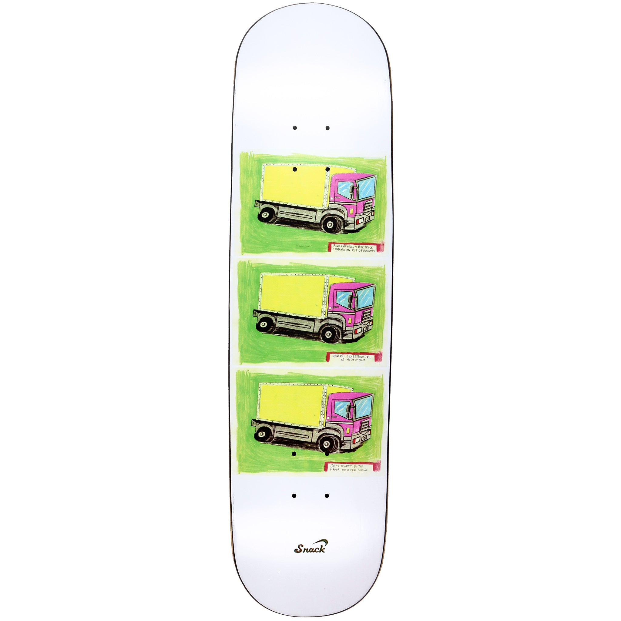 Snack Truck tavola skate 8.25 con grip