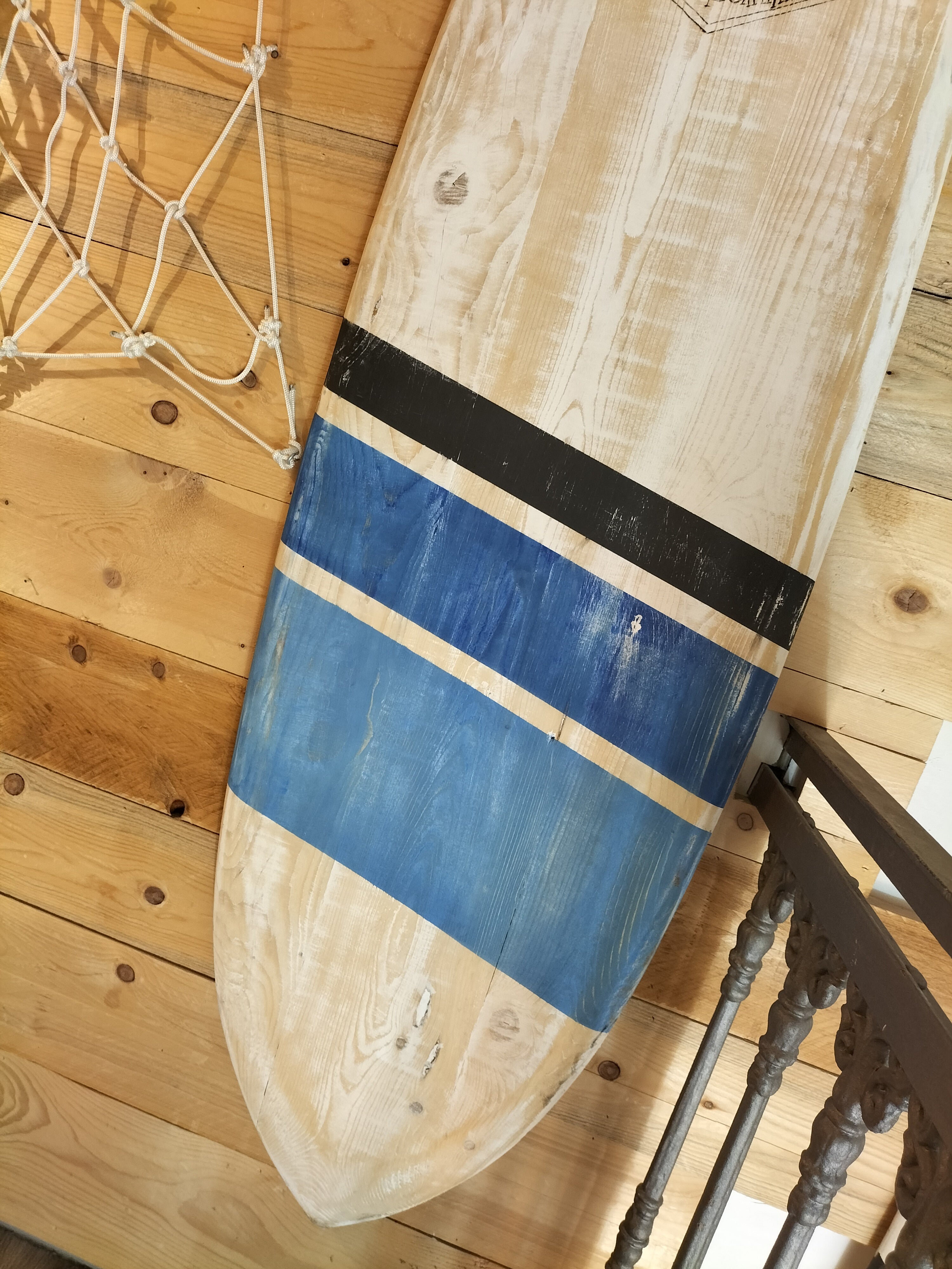 AC Longboards Blue Line 6' appendiabiti legno 180 cm