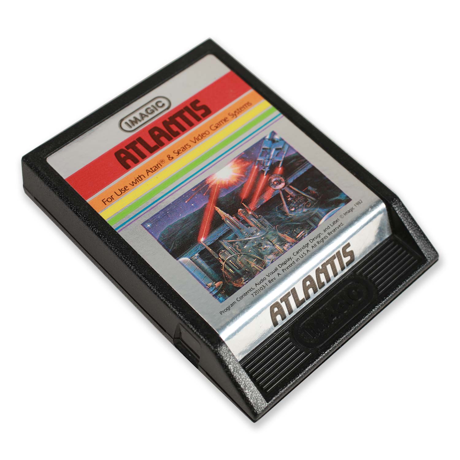 Atari Atlantis Cartuccia Gioco Vintage 1982