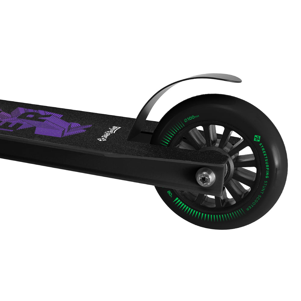 Street Surfing Trickster Black Gum monopattino stunt ruote 100mm
