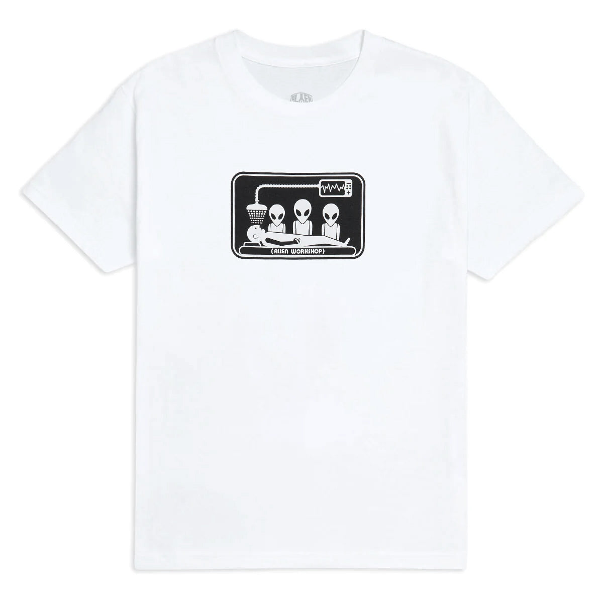 Alien Workshop Abduction t-shirt bianca cotone morbido