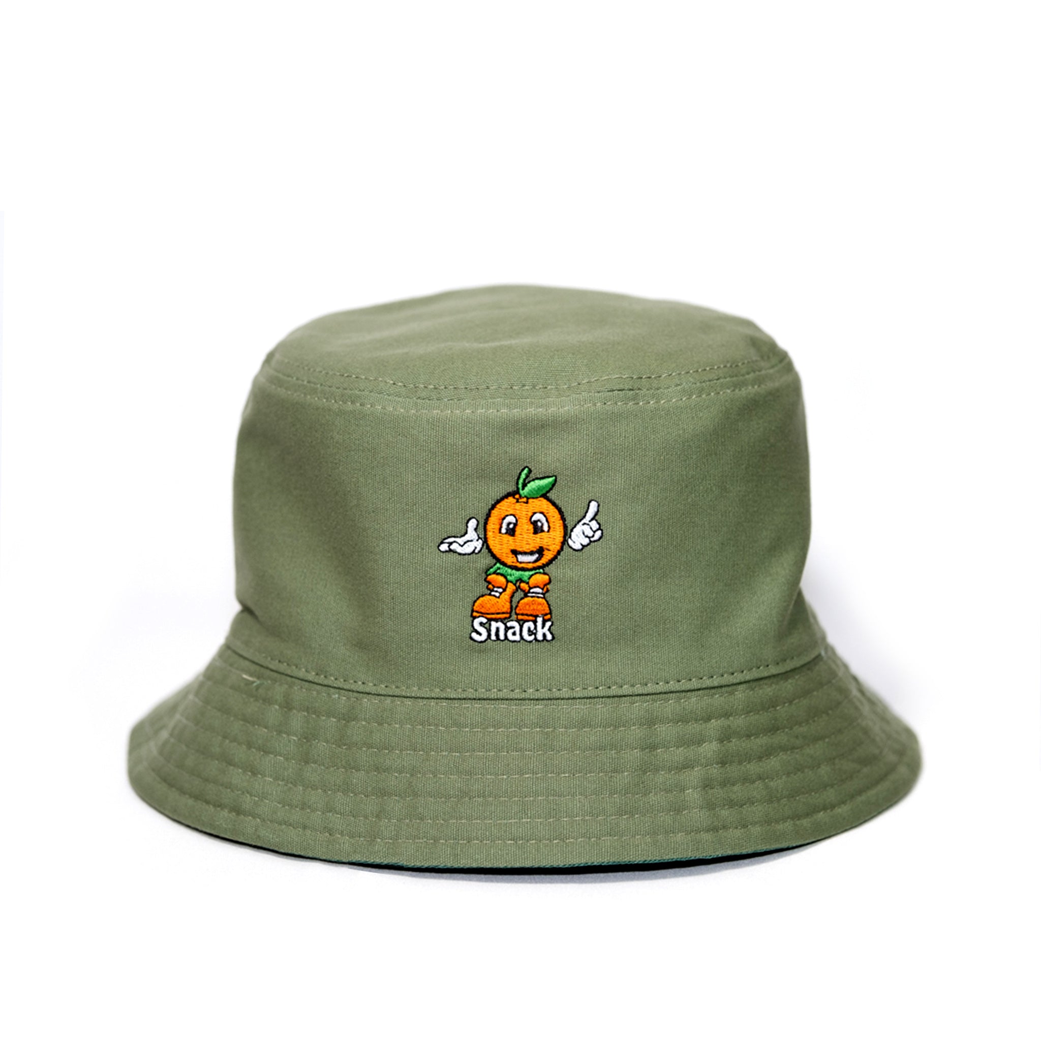 Snack Citrus cappello bucket reversibile olive