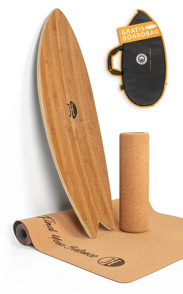 Jucker Hawaii Ocean Rocker balance board bambù rullo
