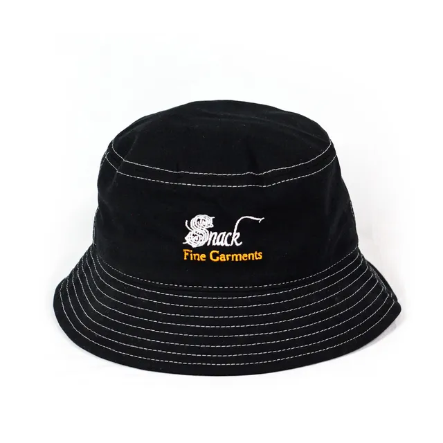 Snack Fine Garments bucket hat ricamato