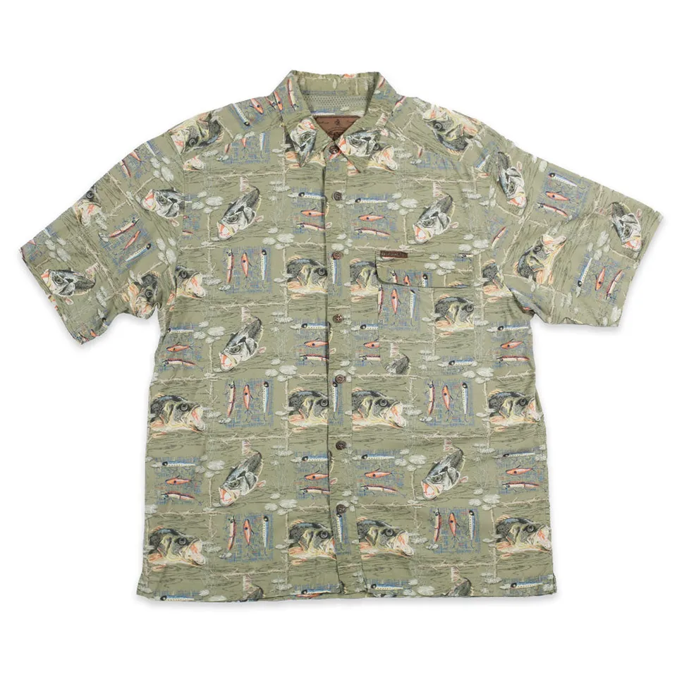 Theories Whitetails camicia pesca L fantasia bass