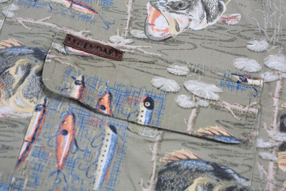 Theories Whitetails camicia pesca L fantasia bass