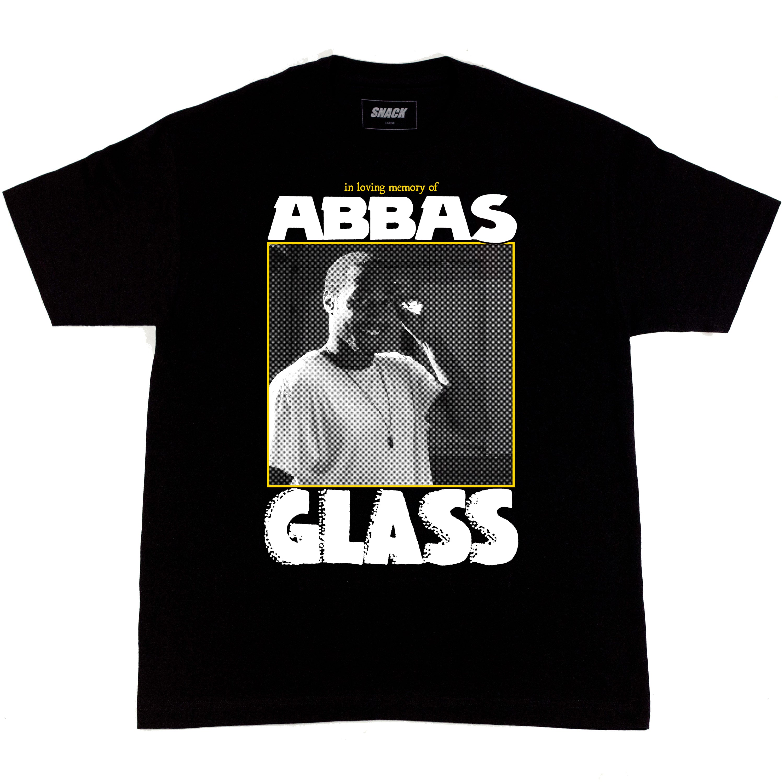 Snack Abbas Glass Loving Memory t-shirt cotone benefica