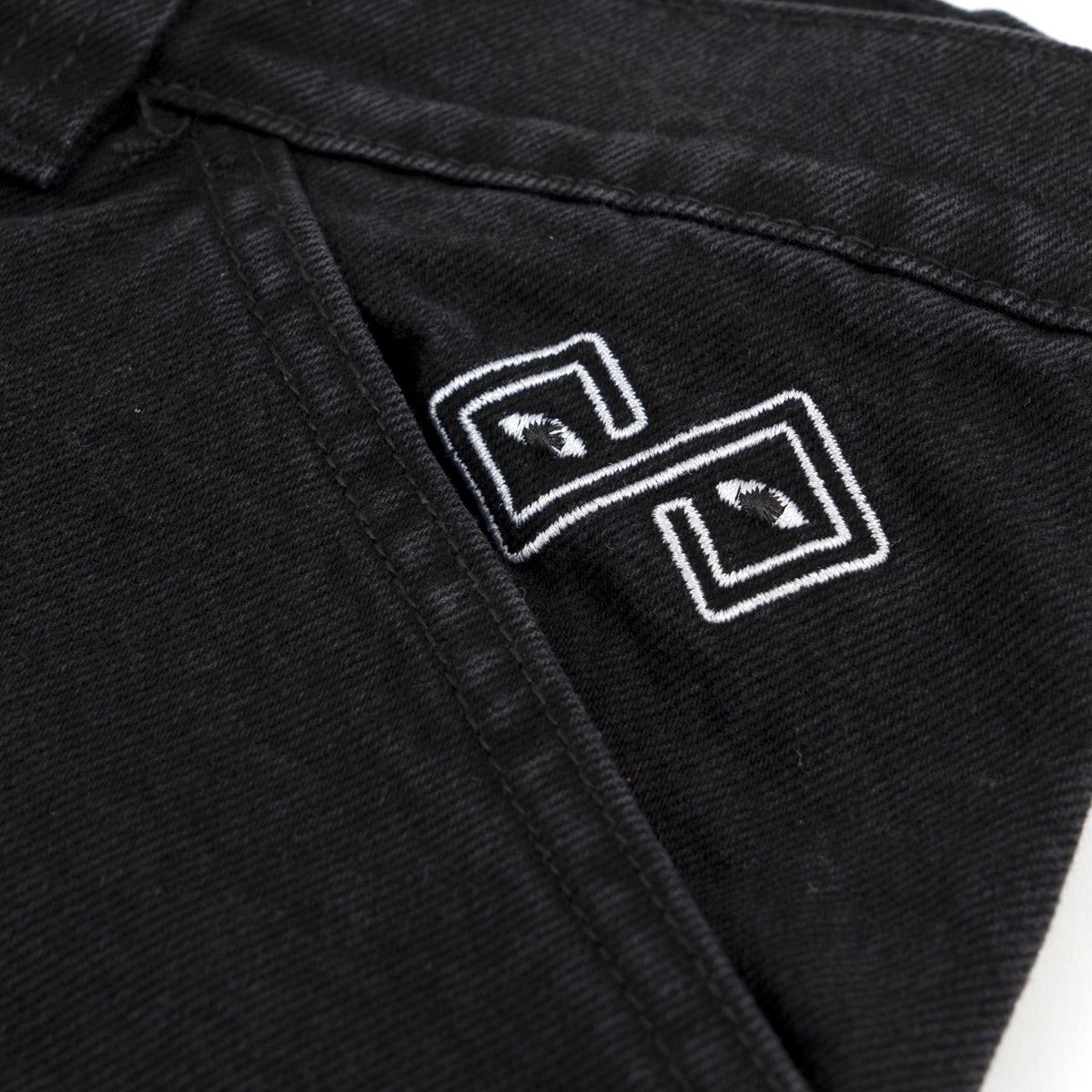 Magenta Ledge pantaloni denim nero baggy M