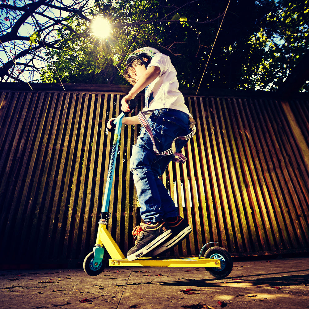 Street Surfing Trickster Pink Dawn monopattino stunt rosa 100 mm