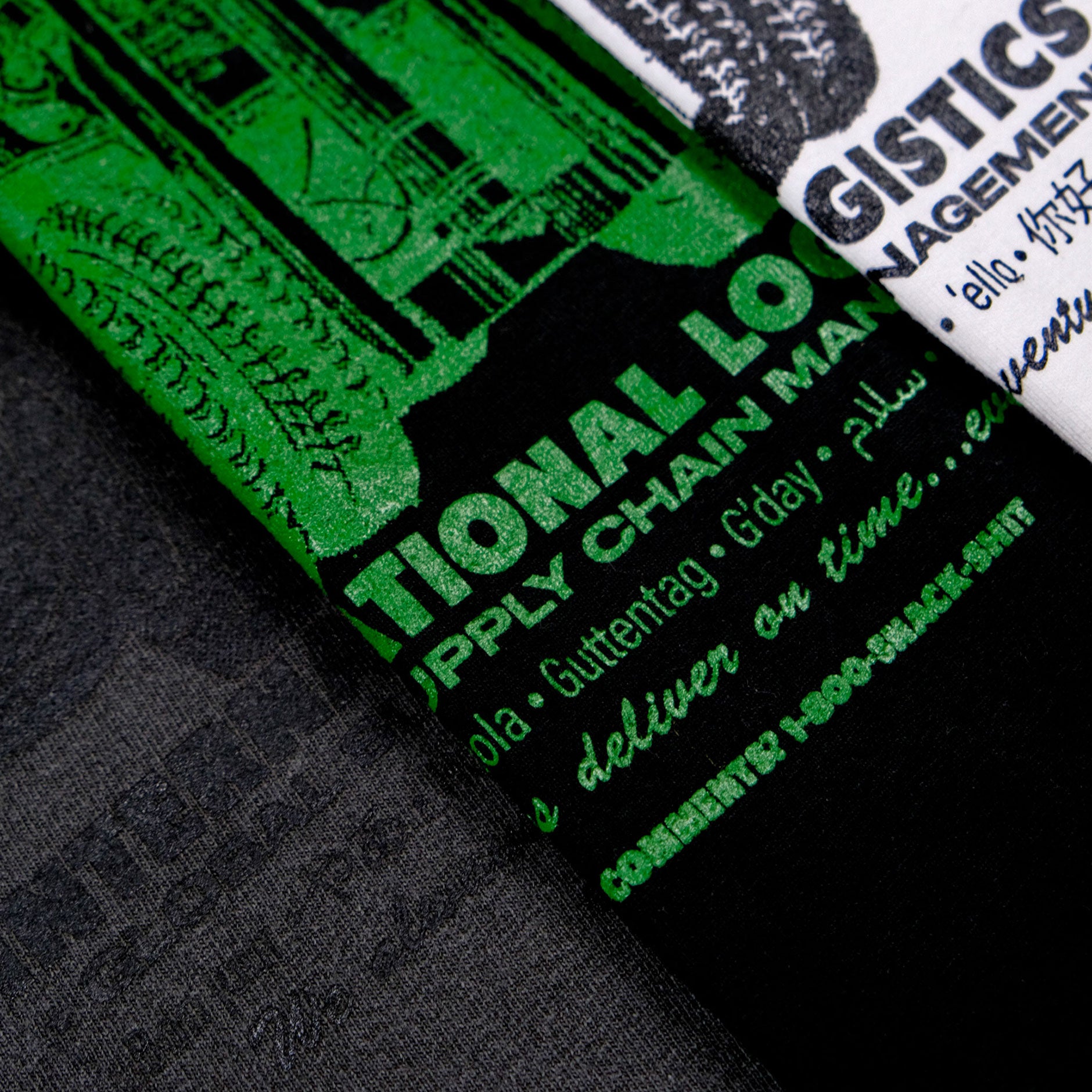 Snack Forklift Certified t-shirt nera pesante oversize