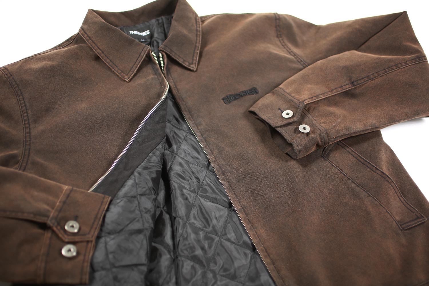 Theories Carpenter Work Jacket giacca washed copper
