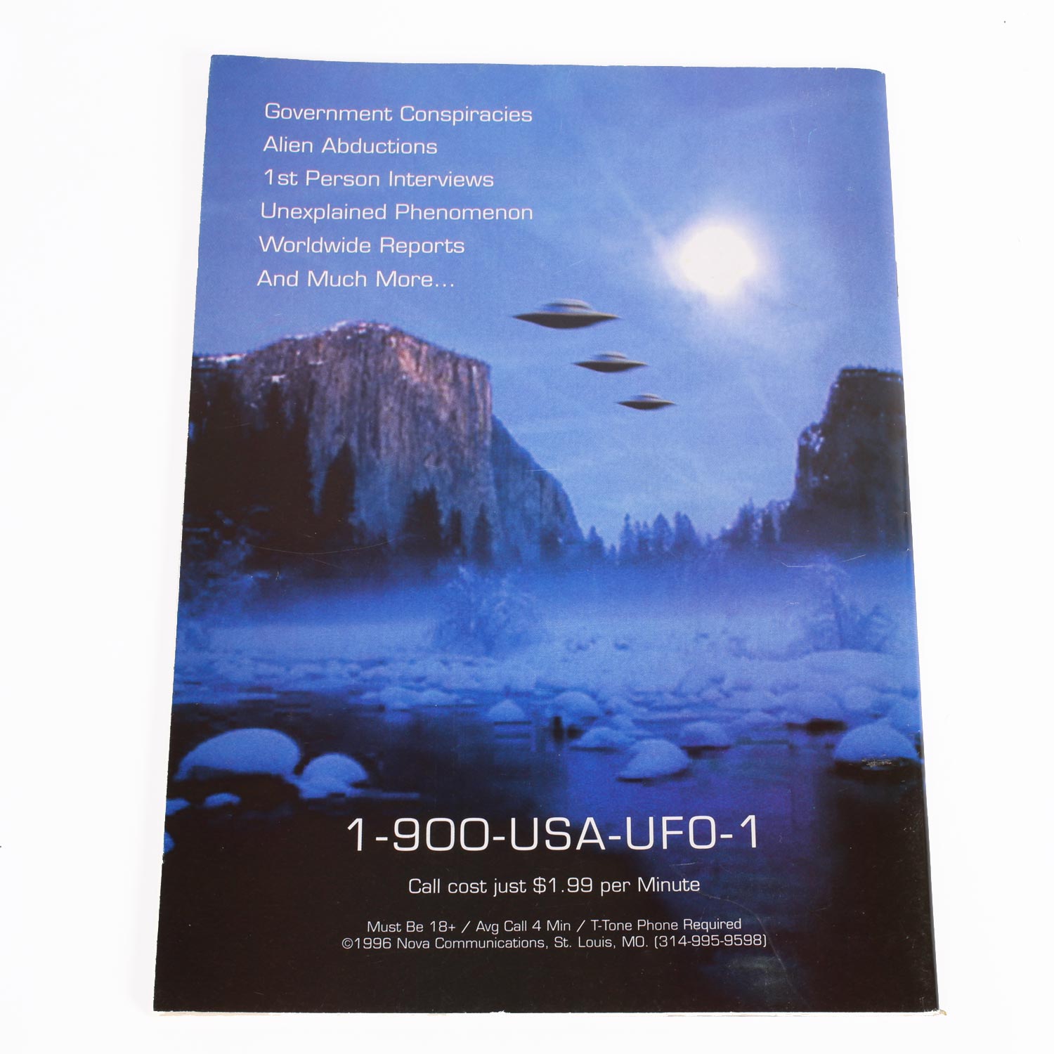 UFO Universe rivista vintage 1997 chupacabra cover-up