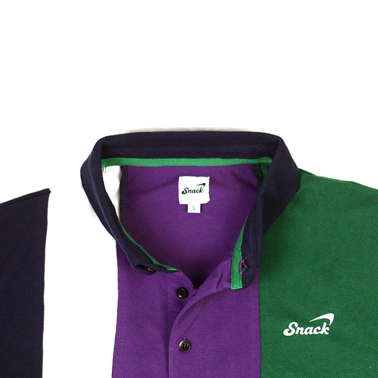 Snack Alive Vertical Stripe polo cotone