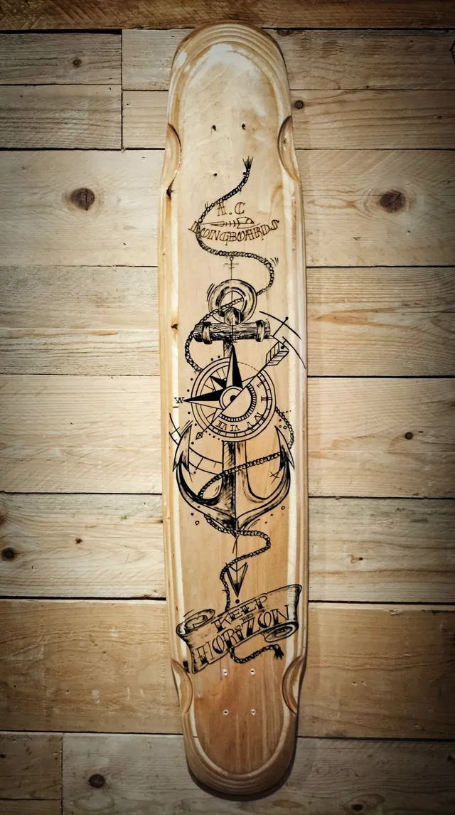 AC Longboards Dancing Horizon Twin Banana 46" Bamboo