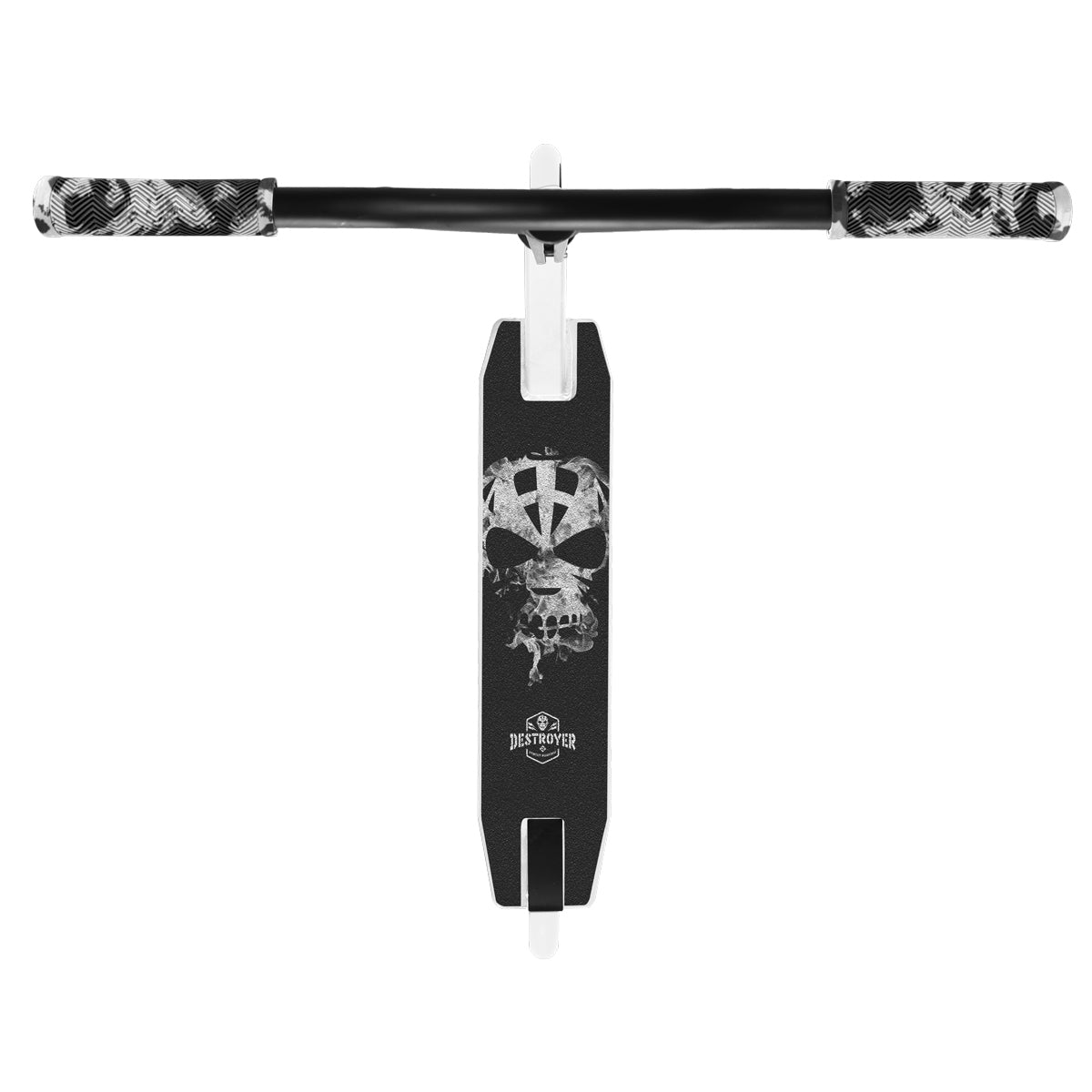 Street Surfing Destroyer Smoked Skull White monopattino stunt 110mm