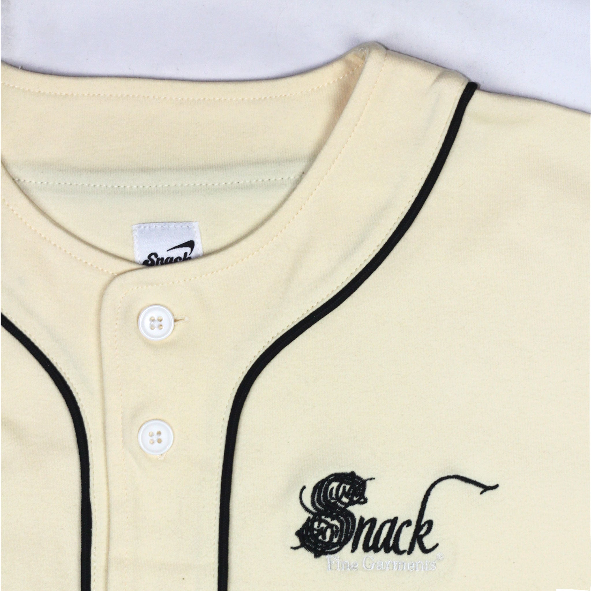 Snack Fine Garments maglia baseball jersey cotone
